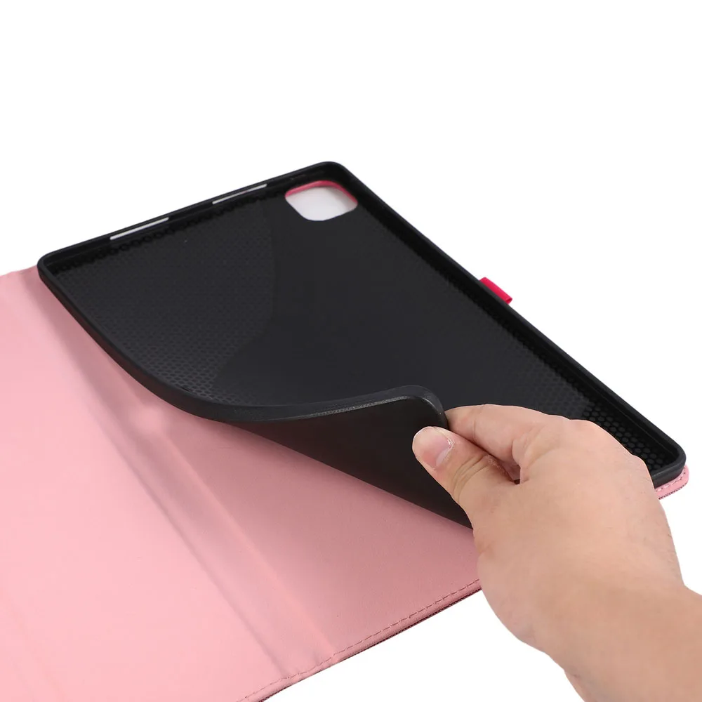 Enhanced Fabric Stand Shockproof Tablet Protective Cover with Straps