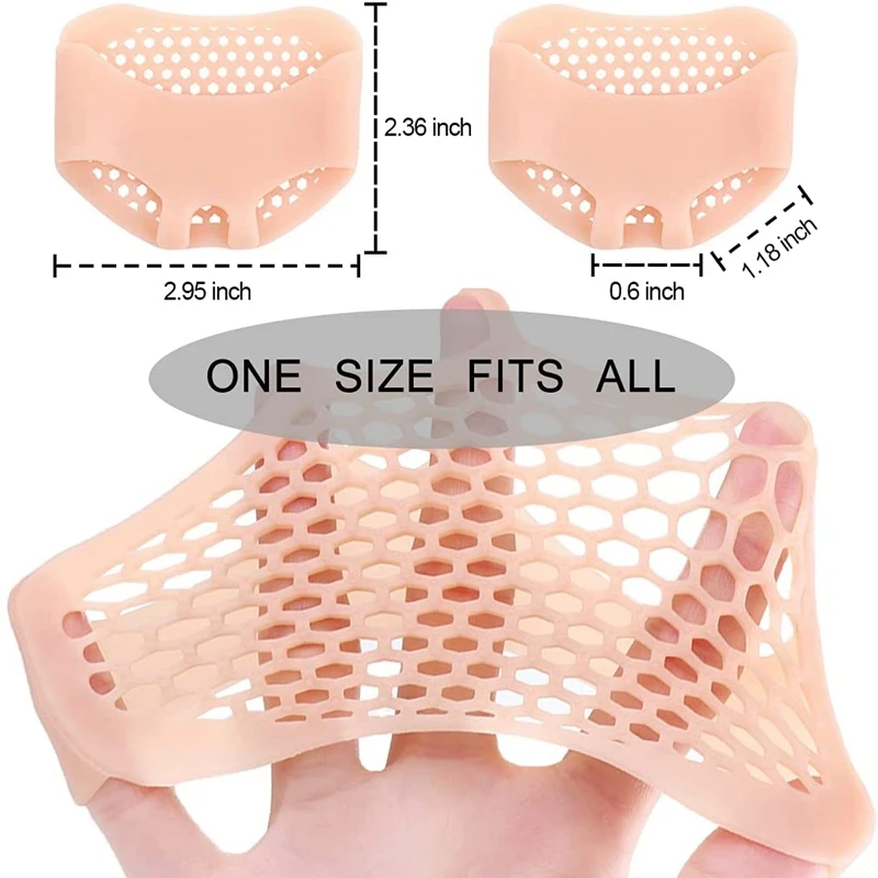 Shoe Insoles Forefoot Pads Cushions for Women High Heels Half Insoles Foot Pain Relief