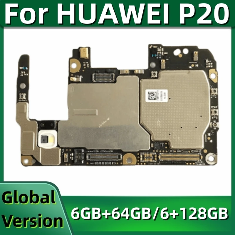 

Материнская плата PCB модуль для HUAWEI P20, разблокированная материнская плата, 64 ГБ, 128 ГБ, глобальная ROM, с процессором Kirin 970