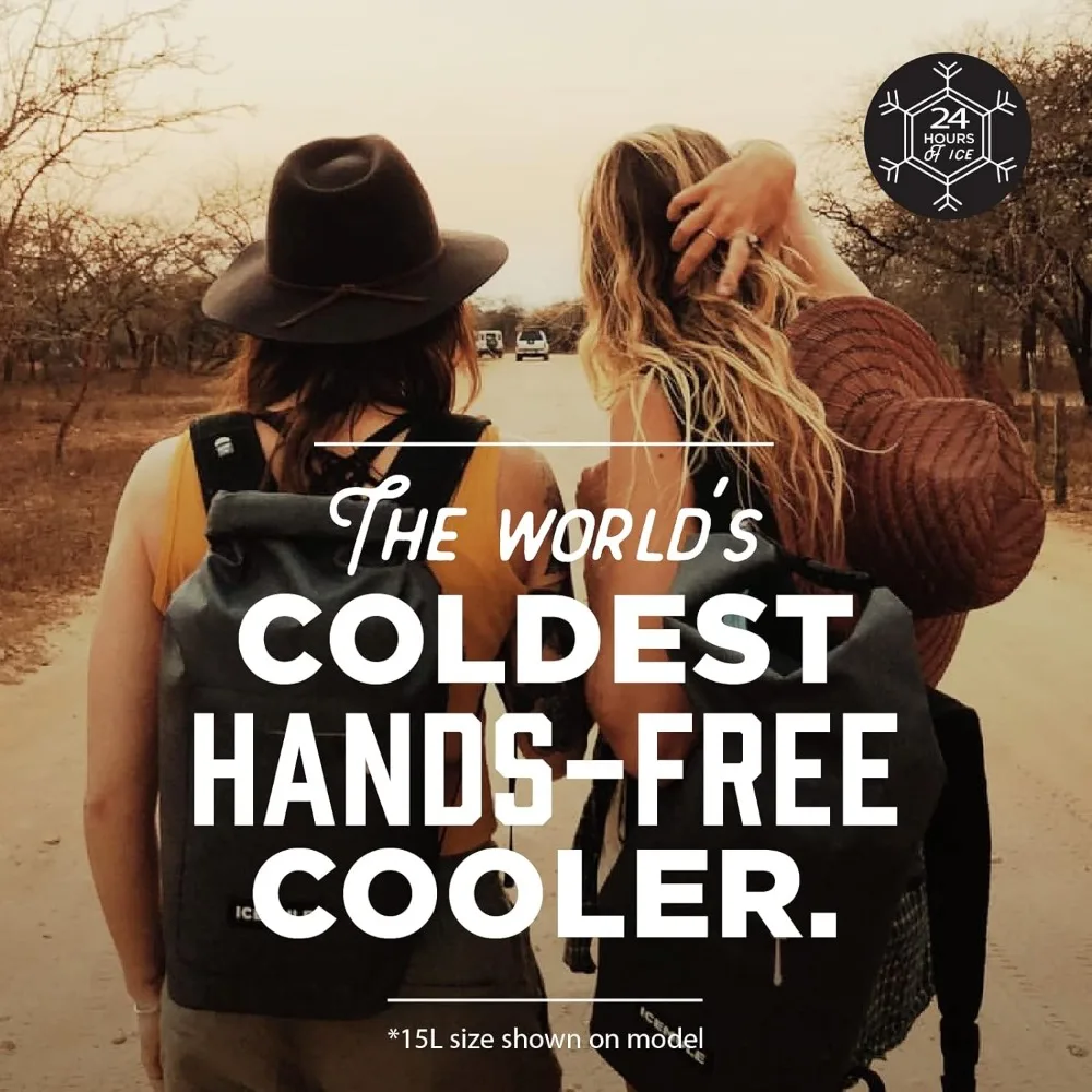 Jaunt Collapsible Backpack Cooler &ndash; Hands Free, 100% Waterproof, 24+ Hours Cooling, Soft Sided Cooler