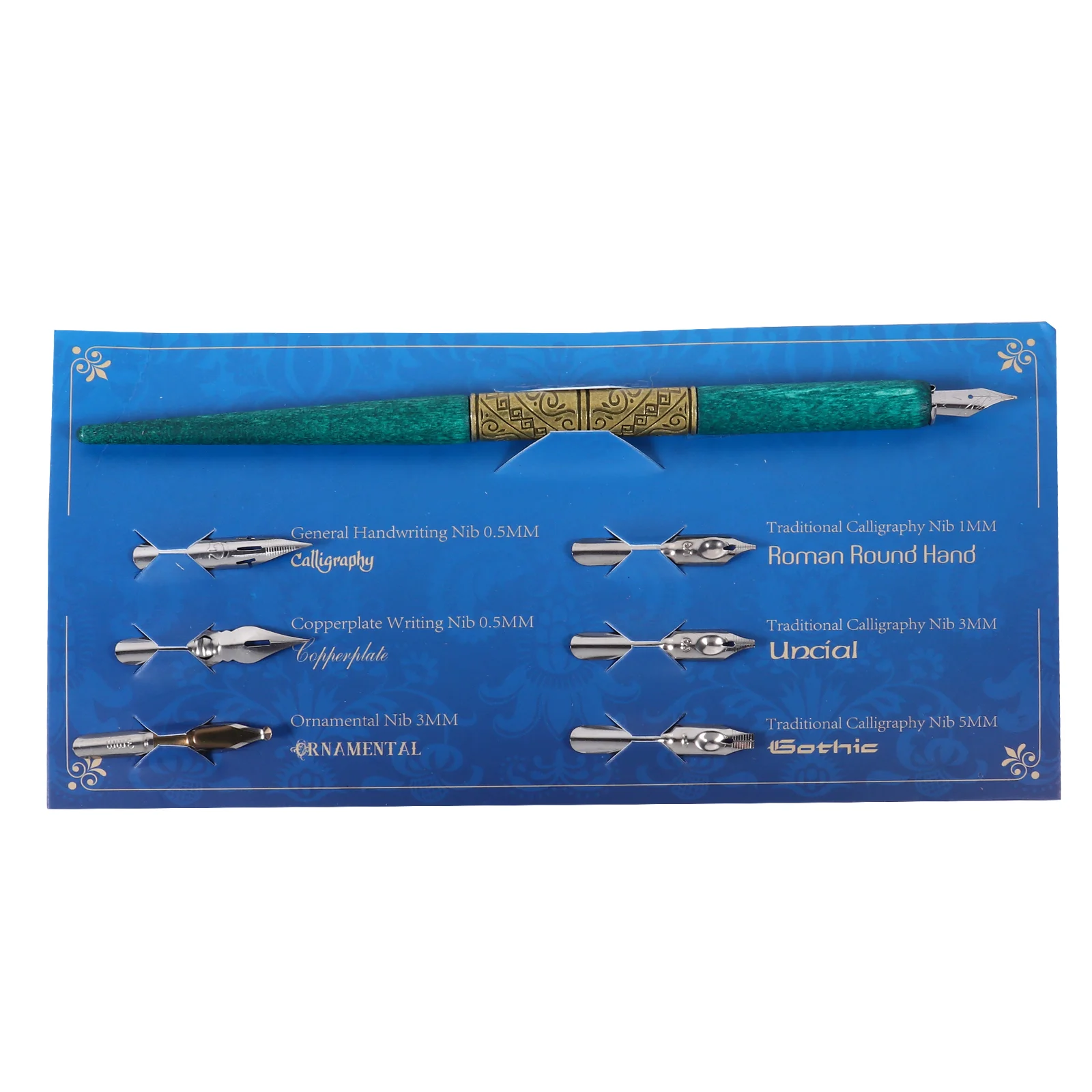 

1 Set Wood Handle Ink Set Handcrafted Dip Pen Students Dip Pen