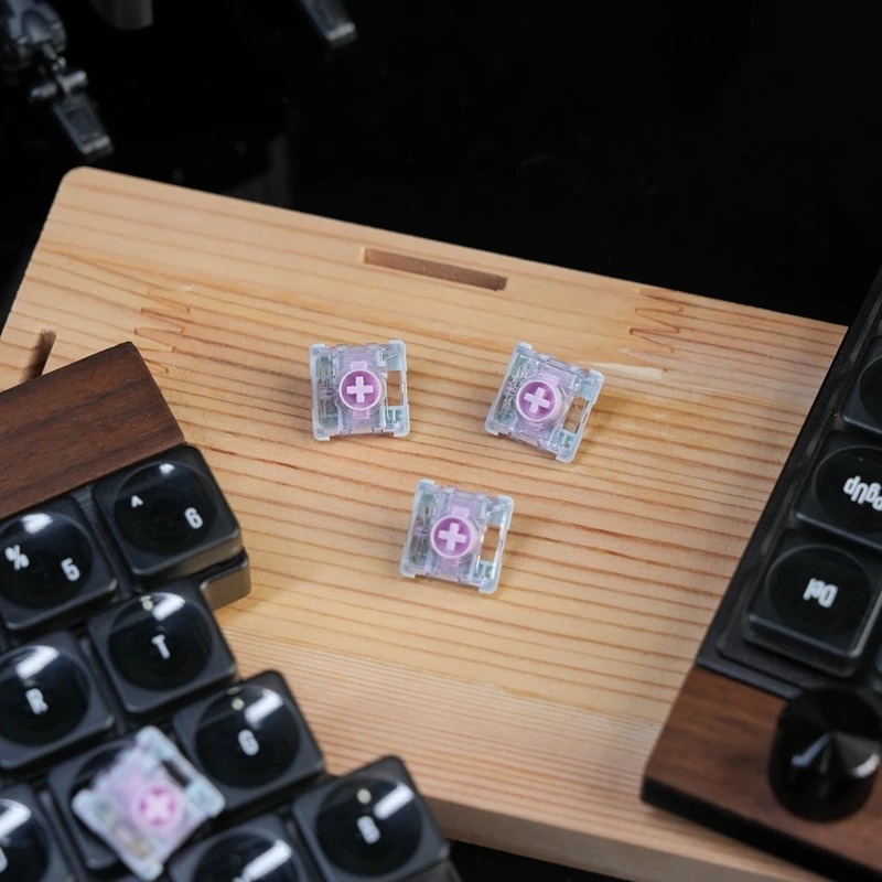 Kailh Saker Mini Low-Profile Mechanical Keyboard Switches - 3Pin, 37g, Ultra-Short, Quick Response