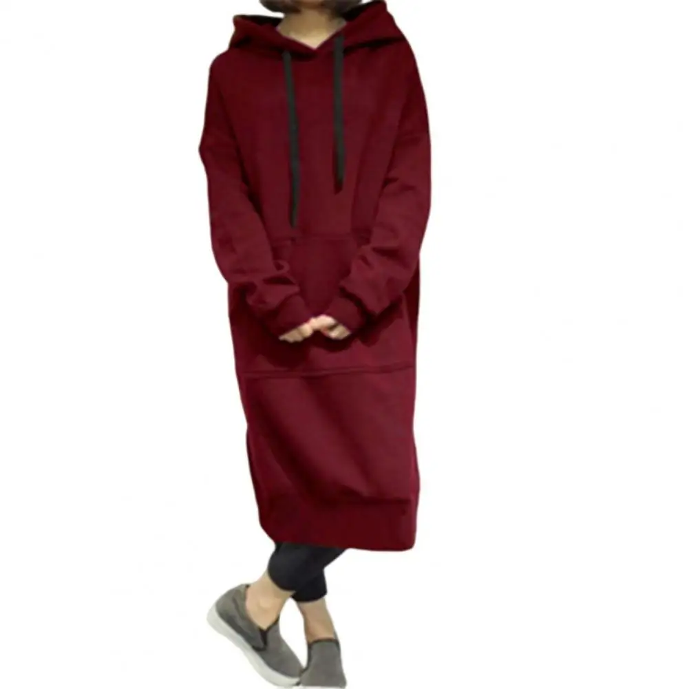 Women's Patchwork Sun Art Print Casual Hooded Pocket Drawstring Sweatshirt main image 1