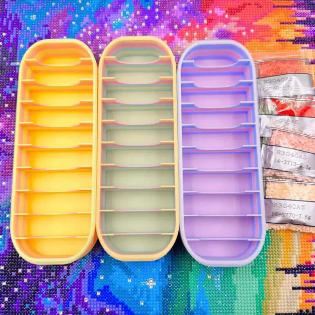 다이아몬드 보관함 그리드형 비즈 보관함 페인팅 드릴 다이아몬드 아트 도구 휴대용 디자인 베스트셀러