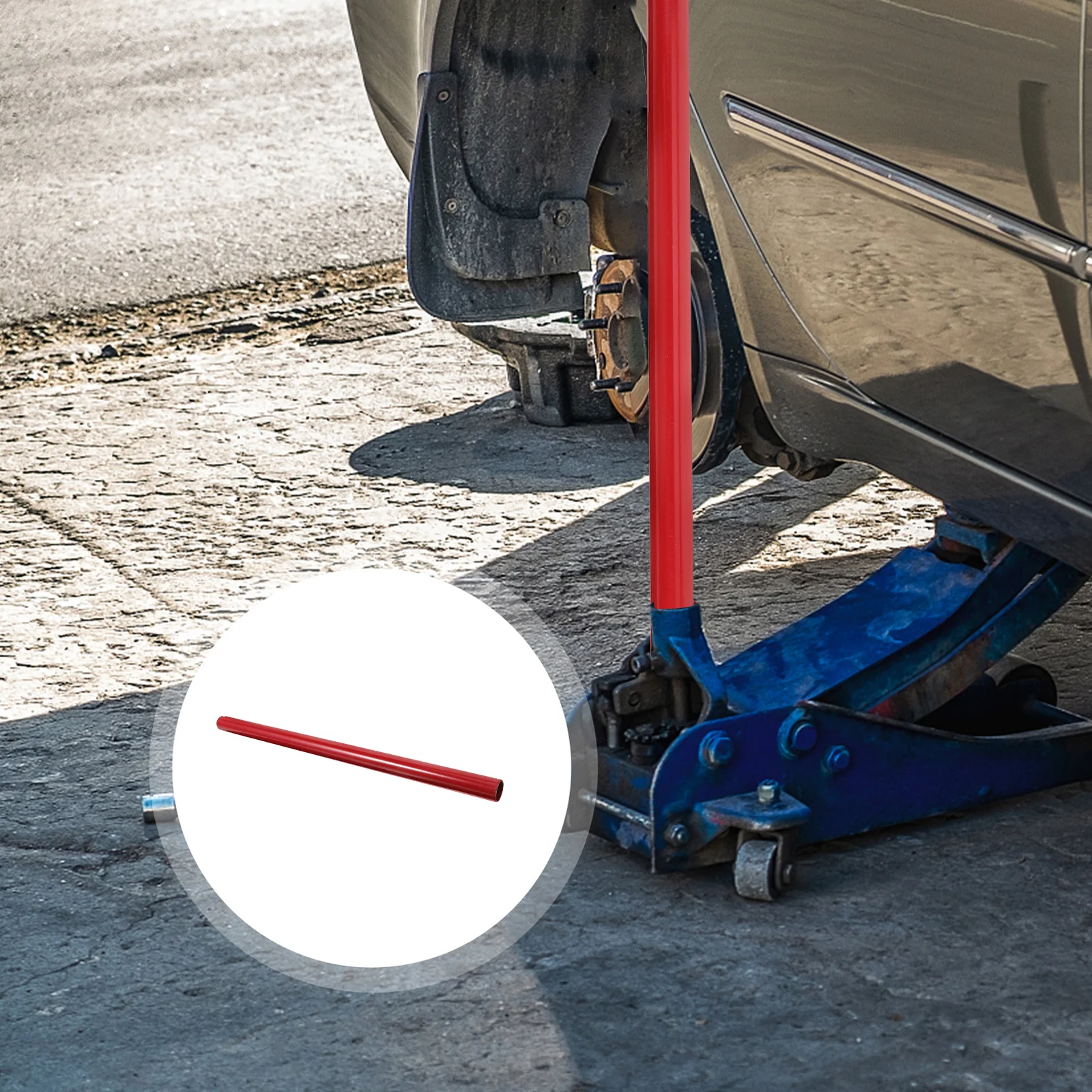 

Horizontal Jack Hand Pressure Car Replacement Handles Floor Iron Hydraulic Pole Lever for Supply