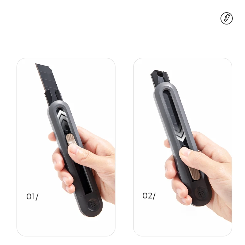 Deli Retractable Utility Knife Tools Kit For Paper Cut Handicraft