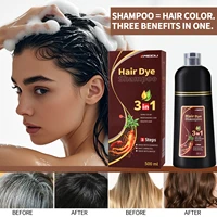 Shampoo colorant capillaire Meidu 3 en 1, facile à utiliser, hydratant et sain pour les cheveux, crée une couleur naturelle, coloration rapide pour hommes et femmes 5
