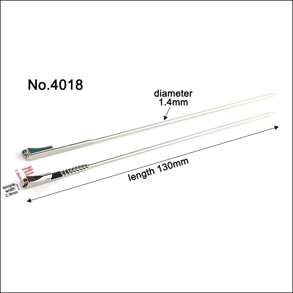 20 stücke (10pairs) brillen Kupfer Metall Draht Core Gläser Reparatur Tempel Ersatz Bein Breite 3mm 4mm 2mm Arten Optionen – Detail 28