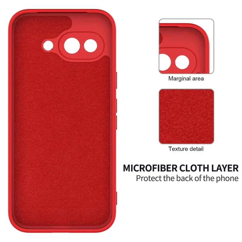 Für Google Pixel 10A Hülle Google Pixel 10A Cover Fundas Coque Weiche Original Flüssigsilikon Schutzhülle Rückseite Pixel 10A – Detail 6