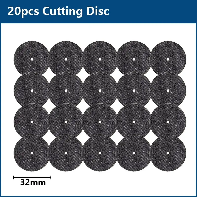 CMCP 32mm Abrasive Cutting Disc With Mandrels Grinding Wheels For Dremel Accesories Metal Cutting Rotary Tool Saw Blade - Image 21