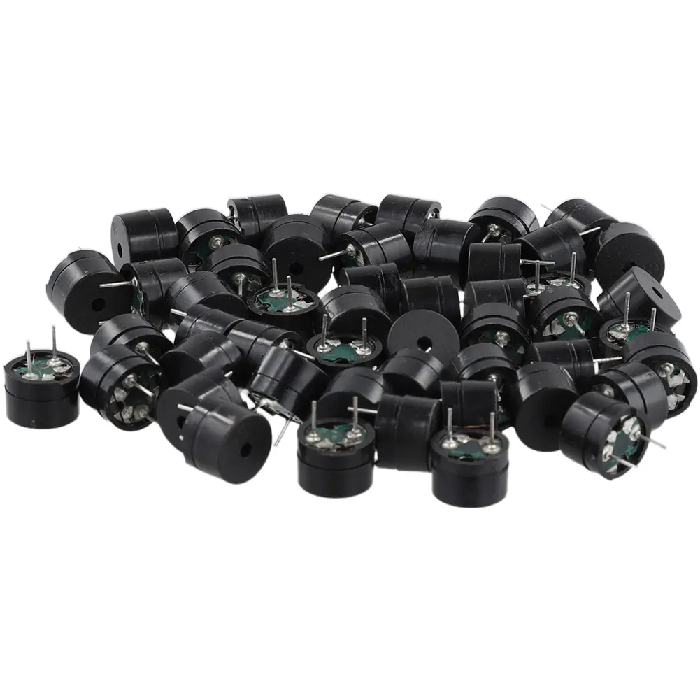 50PCS 패시브 스피커 버저 전자기 임피던스 16 옴 전자기 버저 AC/2KHz 3V 5V 9V 12V 패시브 버저 알람