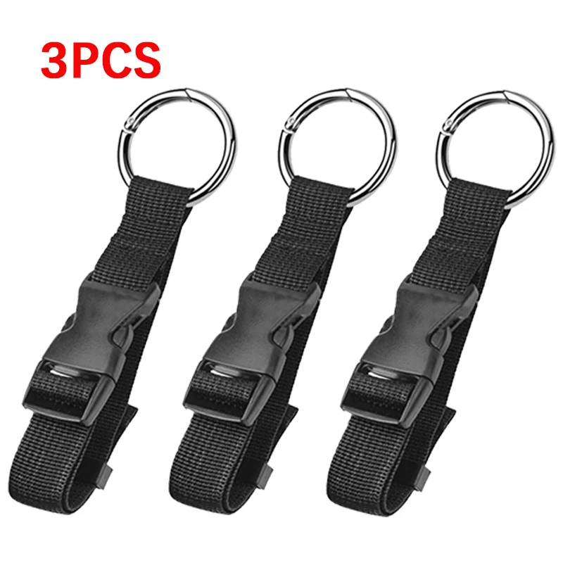 Multi-Function Travel Luggage Strap and Backpack Holder with Release Buckle