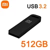 Xiaomi 2TB USB 3.2 Flash Drive High Speed Metal, Waterproof Storage - Black 512GB