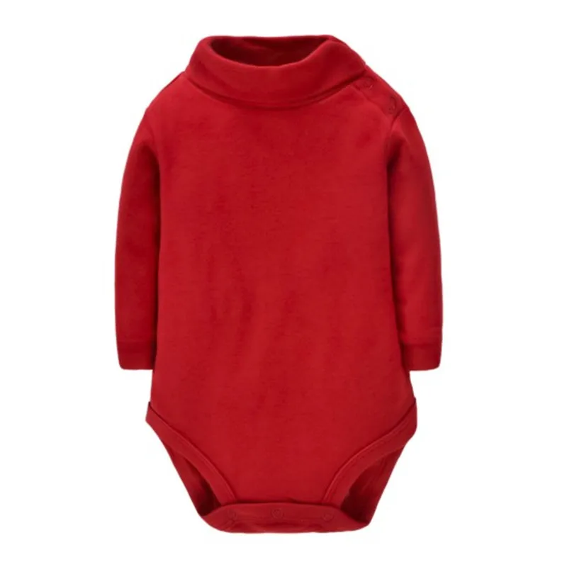 Baby Bodysuit Baby Boys Girls Bodysuits Long Sleeve Cotton Romper Body Infant Bebe Solid Lapel Pullover Spring Fall Winter Brand kid Clothes