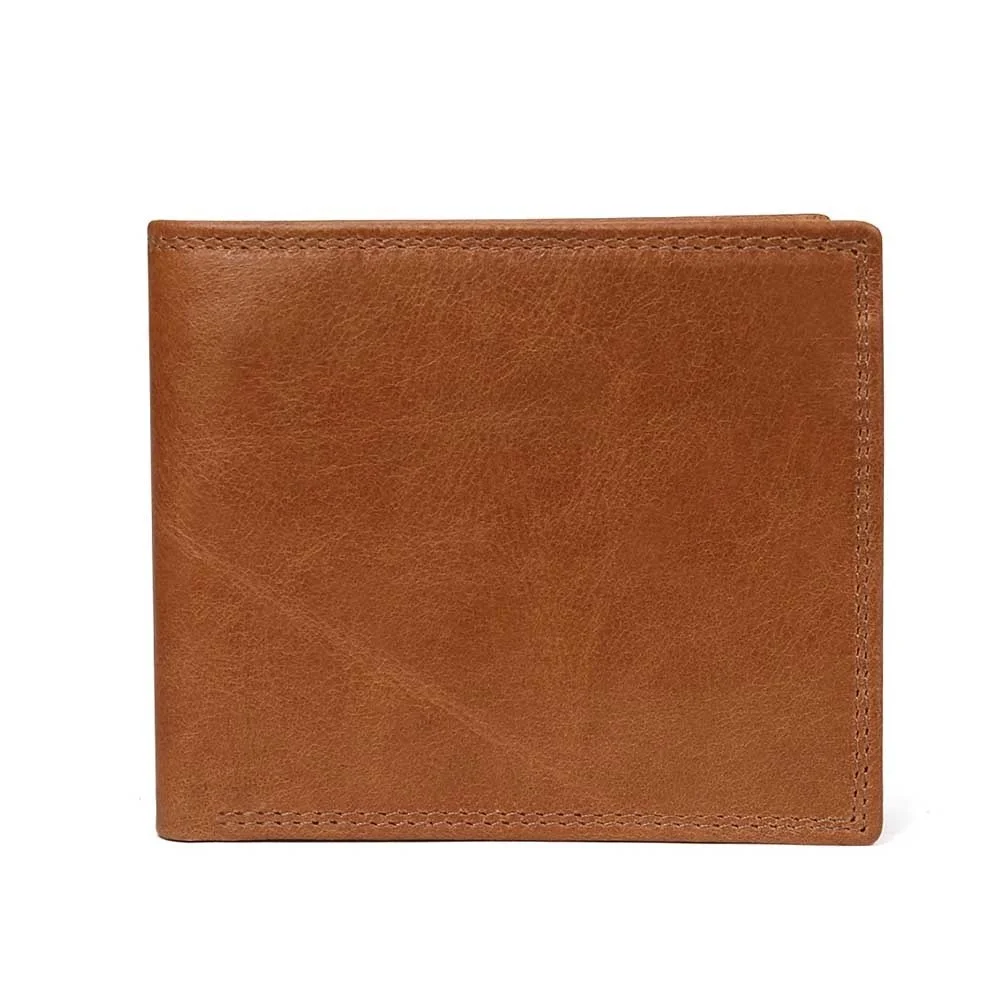 

RFID Wallet Antitheft Scanning Leather s Hasp Leisure Men's Slim Mini Case Credit Card Trifold Purse