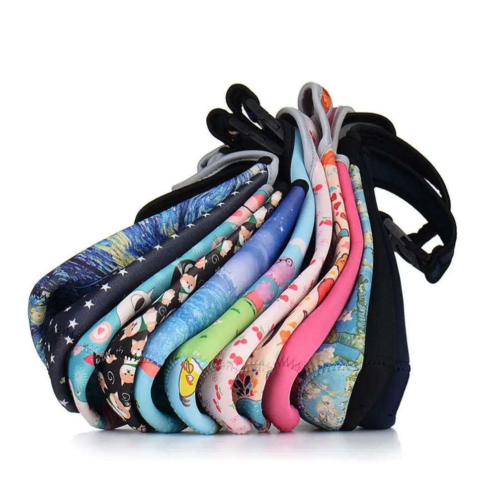 1Pcs Sport Water Bottle Cover Case with Shoulder Strap Portable Vacuum Glass Cup Sleeve Cup Pouch Sport Camping Accessorie