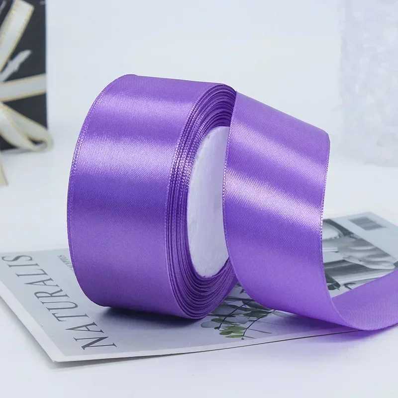 Elegant Satin Ribbons for Decoration and Crafting - 25 Yards