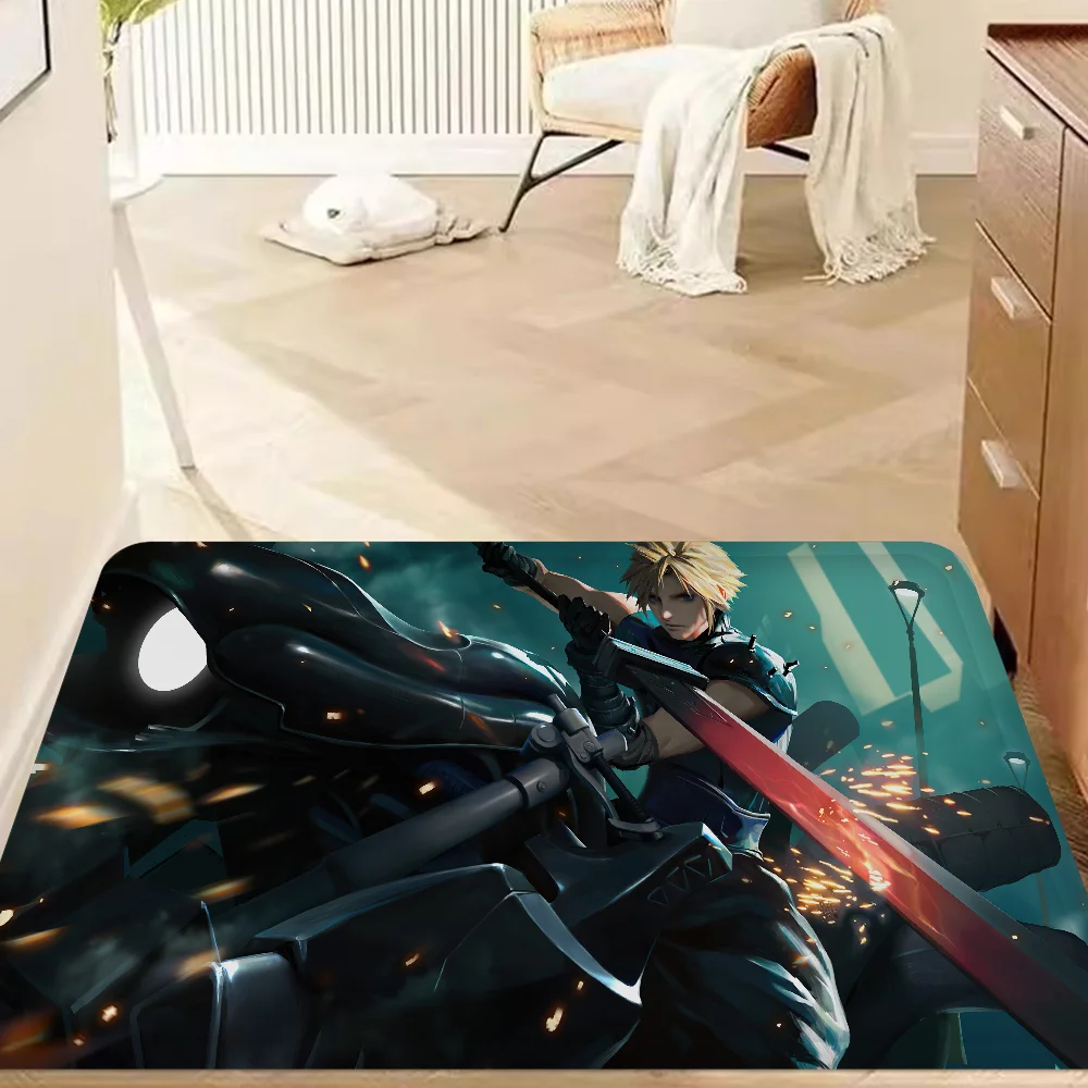 Final Fantasy Video Game Floor Carpet Nordic Style Home Doormat Bathroom-Toilet Mats Bedroom Hotel Decor Mat 3