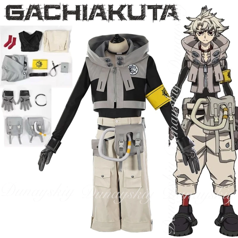 GACHIAKUTA Anime Ludo Enjin Zanka Riyo Reaper Cosplay con cuatro ...