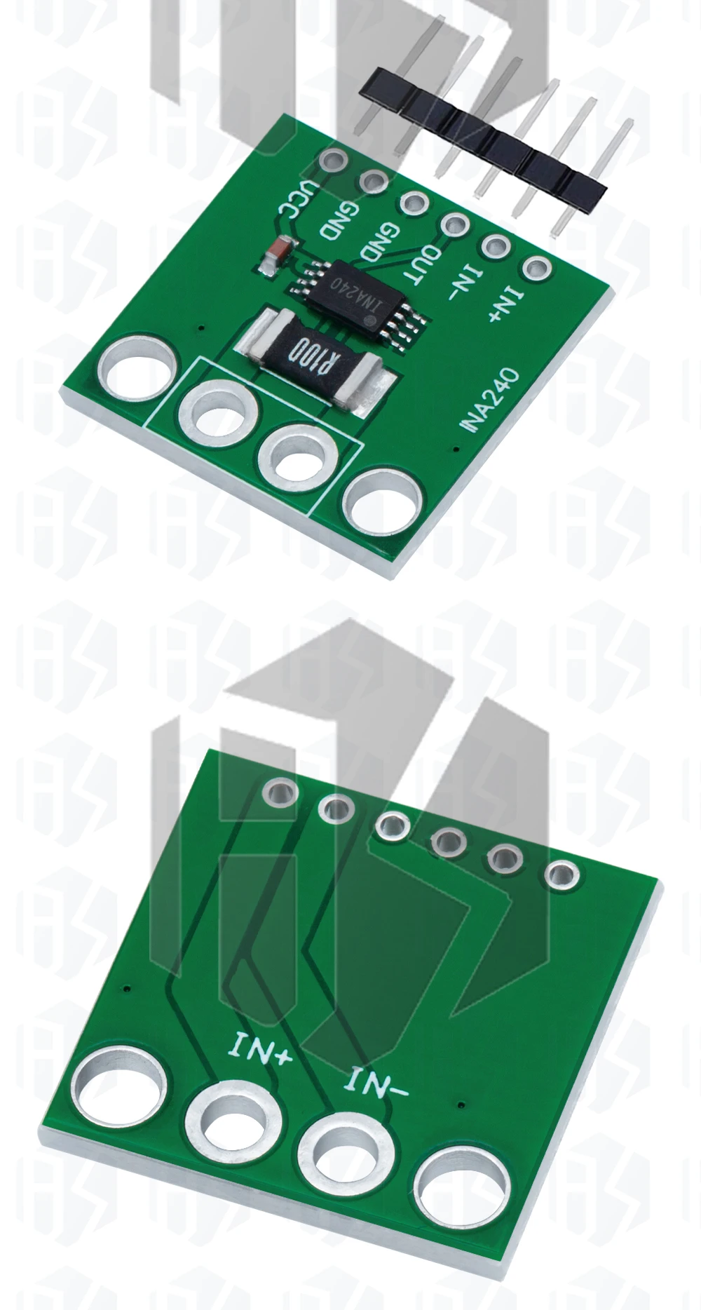 1 ~ 5 Stück egbo ina240 Modul ina240a1 Stromer kennung verstärker Strom überwachung Dual-Way-Stroms ammlung – Detail 7