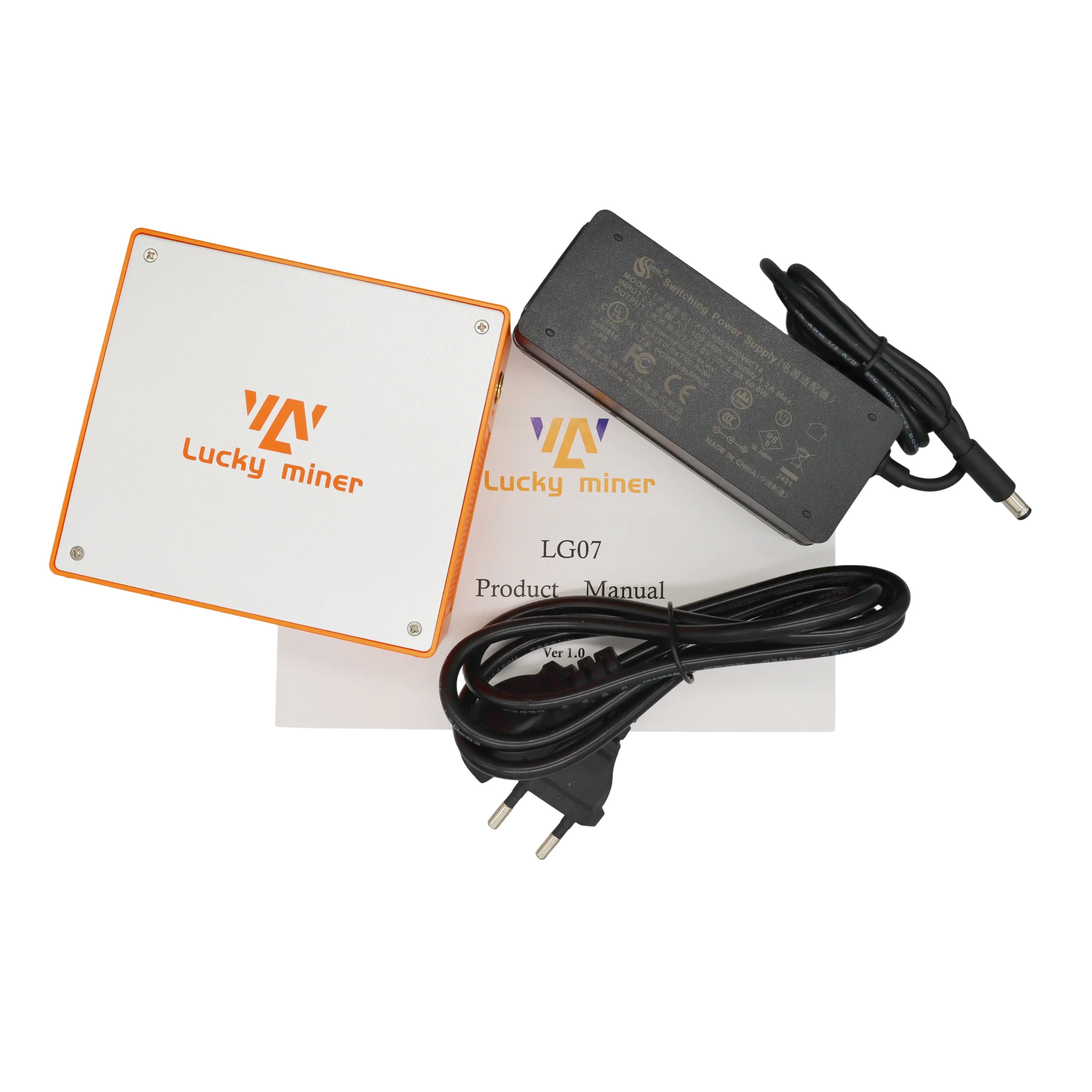 Doge コインマイニングマシン新しいラッキーマイナー LG07 Scrypt アルゴリズム Asic マイナー 11MH/S 12  ワット低電力低ノイズライトコインマイナー PSU 付き - AliExpress