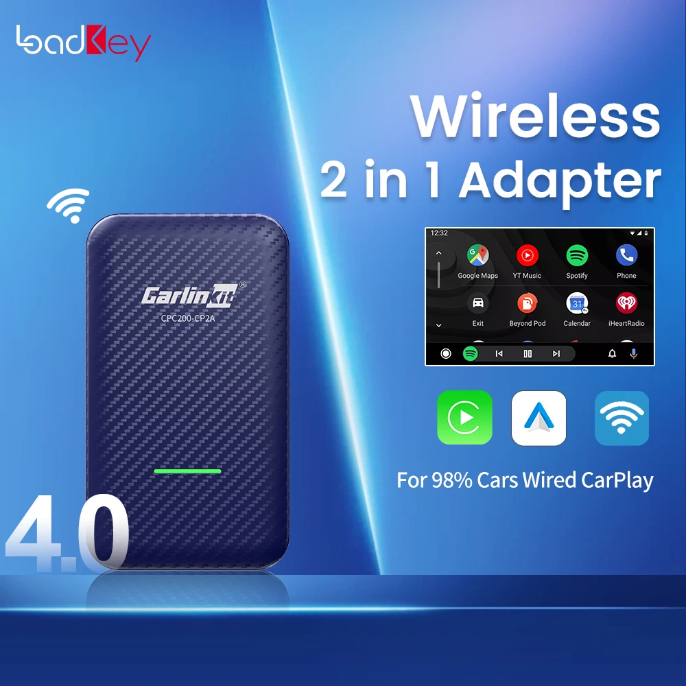 LoadKey & Carlinkit 4.0 Wireless CarPlay Android Auto Wireless