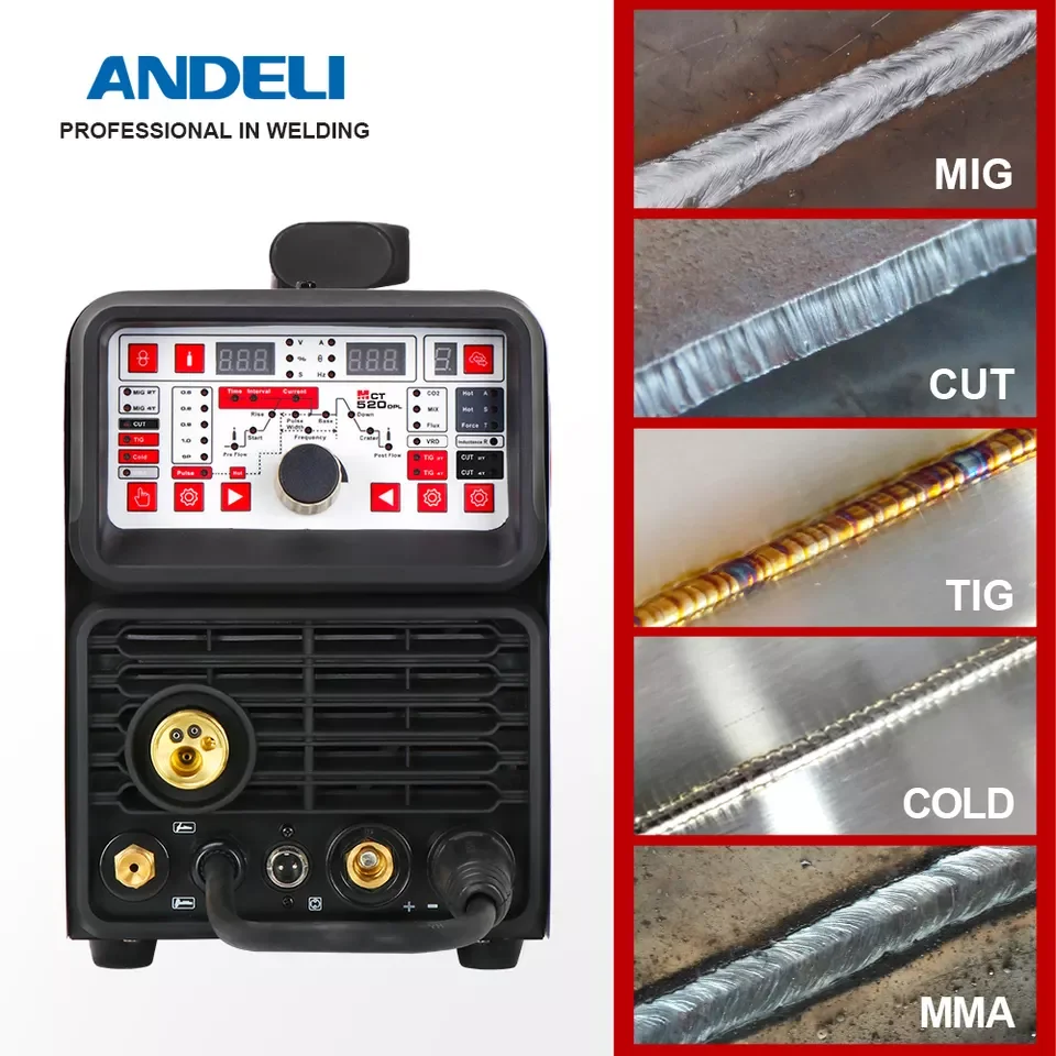 ADNELI Factory DIrectly Sell MCT520DPL PRO 5IN 1 Multi-process Welding Machine