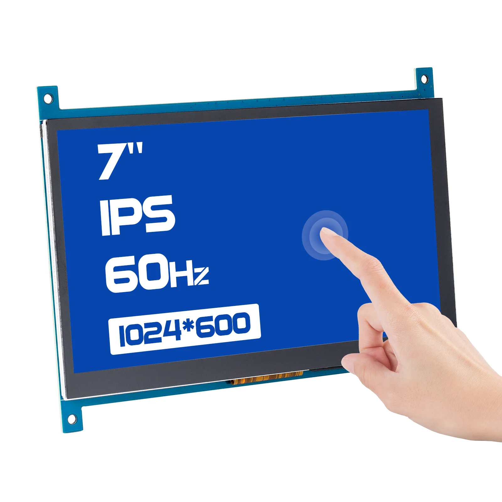 Sunfounder Touchscreen 7 Pollici Hdmi 1024 × 600 Usb Ips Display Lcd Per Raspberry Pi 400 4 3B, 2B, 1B +, Windows (Pi Non Incluso)