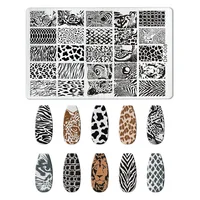 Cute Cartoon Character Stamping Plate Cute Girl dragon phoenix Nail Stamp Plates Small Elf Nail Templates for Nail Art Design 1
