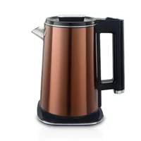 Bouilloire électrique domestique transfrontalière 2,5 l, petit appareil, bouilloire à eau bouillante rapide, acier inoxydable de grande capacité 2000 W 6