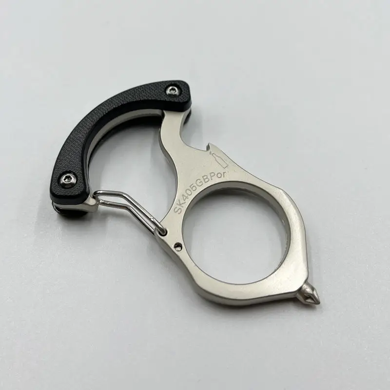 

Key Chain Single Finger Lock Self-Defense Brass Knuckle Multi-Functional Portable Brass Knuckle Households