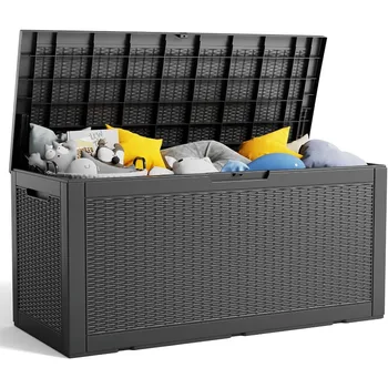 100 Gallon Resin Deck Box 1