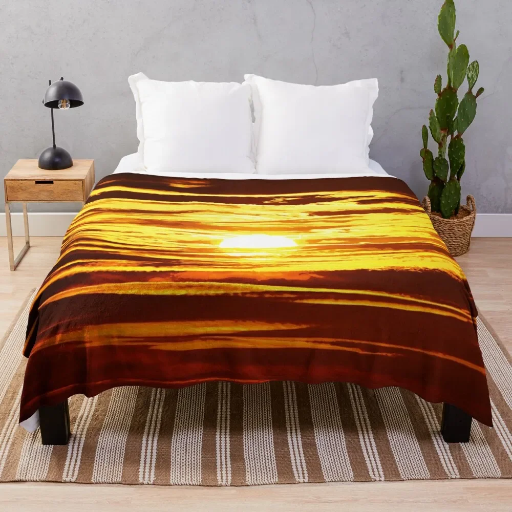 

Setting Sun Throw Blanket Hairys for babies Blankets