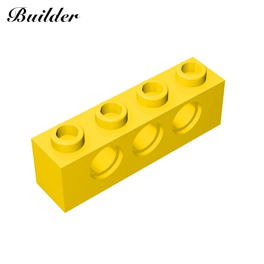 

Little Builder 3701 Building Block DIY Assembles Particles MOC Technology 1x4 Perforated Brick 3 Holes10pcs Toys for Children