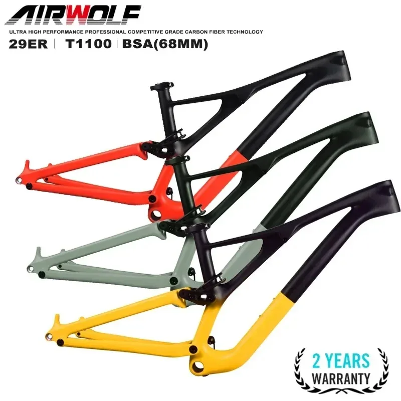 Airwolf T1000 Telaio Mtb In Carbonio 29Er Telaio Bici In Carbonio 29 Telaio Bici Mtb In Carbonio Telaio Freno A Disco 148*12Mm