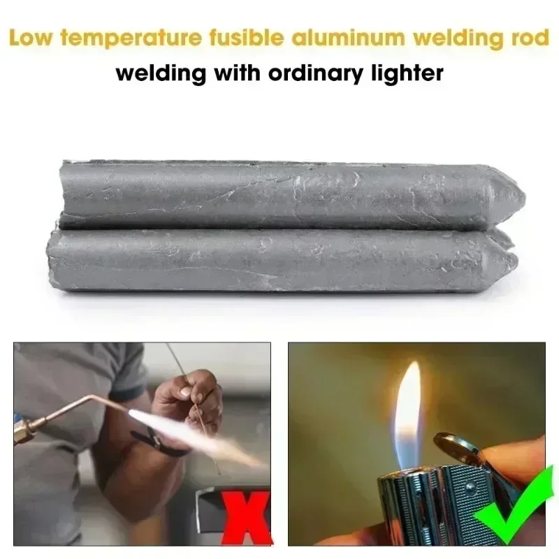 Low Temperature Easy Melt Welding Rods for Copper Iron Stainless Steel Soldering Aluminum Repairing Holes Solder Rod Agent Kits welding rods,tin solder rod