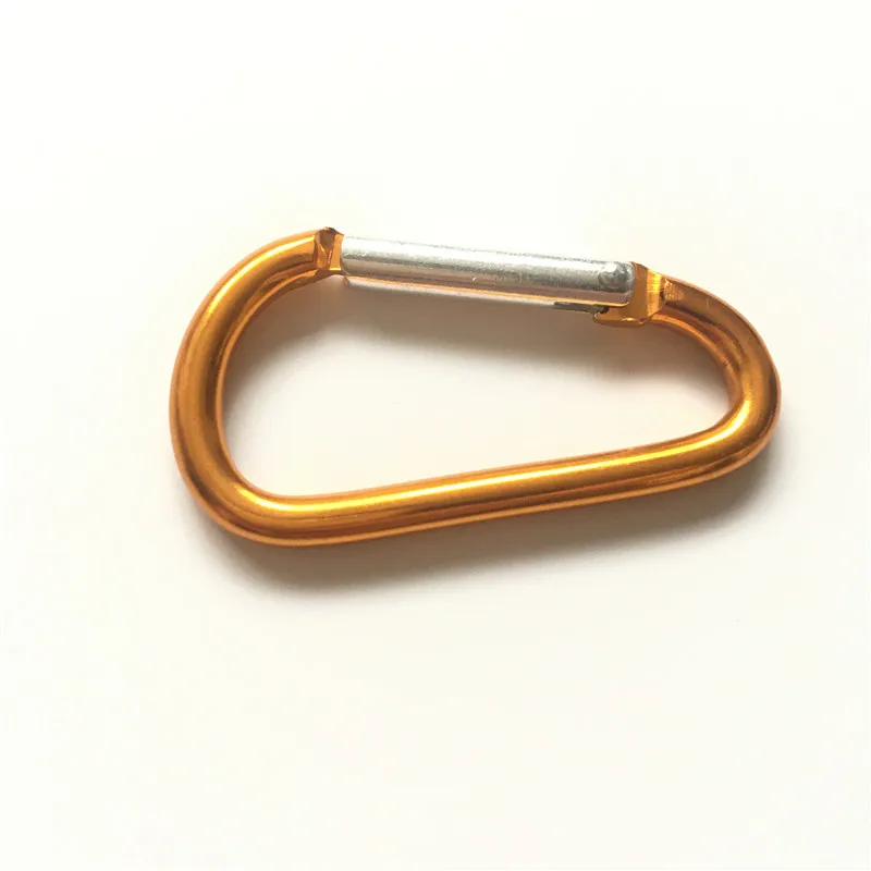 

Aluminum D Shape Buckle Carabiner, Survival Key Chain, Carabine Hook Clip, Camping Equipment, EDC Paracord Buckles, 4 Pcs