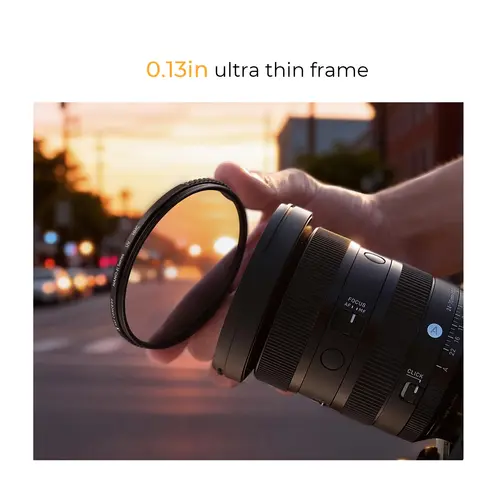 K&F Concept MC UV Protection Filter Ultra Slim Multi Coated HD 37mm 43mm 46mm 49mm 52mm 55mm 58mm 62mm 67mm 72mm 77mm 82mm - Image 3