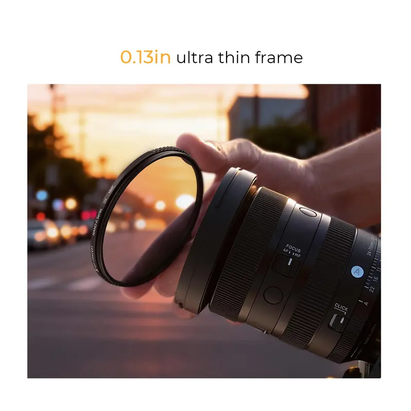 K&F Concept MC UV Protection Filter Ultra Slim Multi Coated HD 37mm 43mm 46mm 49mm 52mm 55mm 58mm 62mm 67mm 72mm 77mm 82mm - Image 3