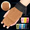 1PC Strength Training Cowhide Hand Guards Fitness Weight Lifting Wrist Guards Pull-up Hard Pull Gloves Assist Grip Assist Strap 1