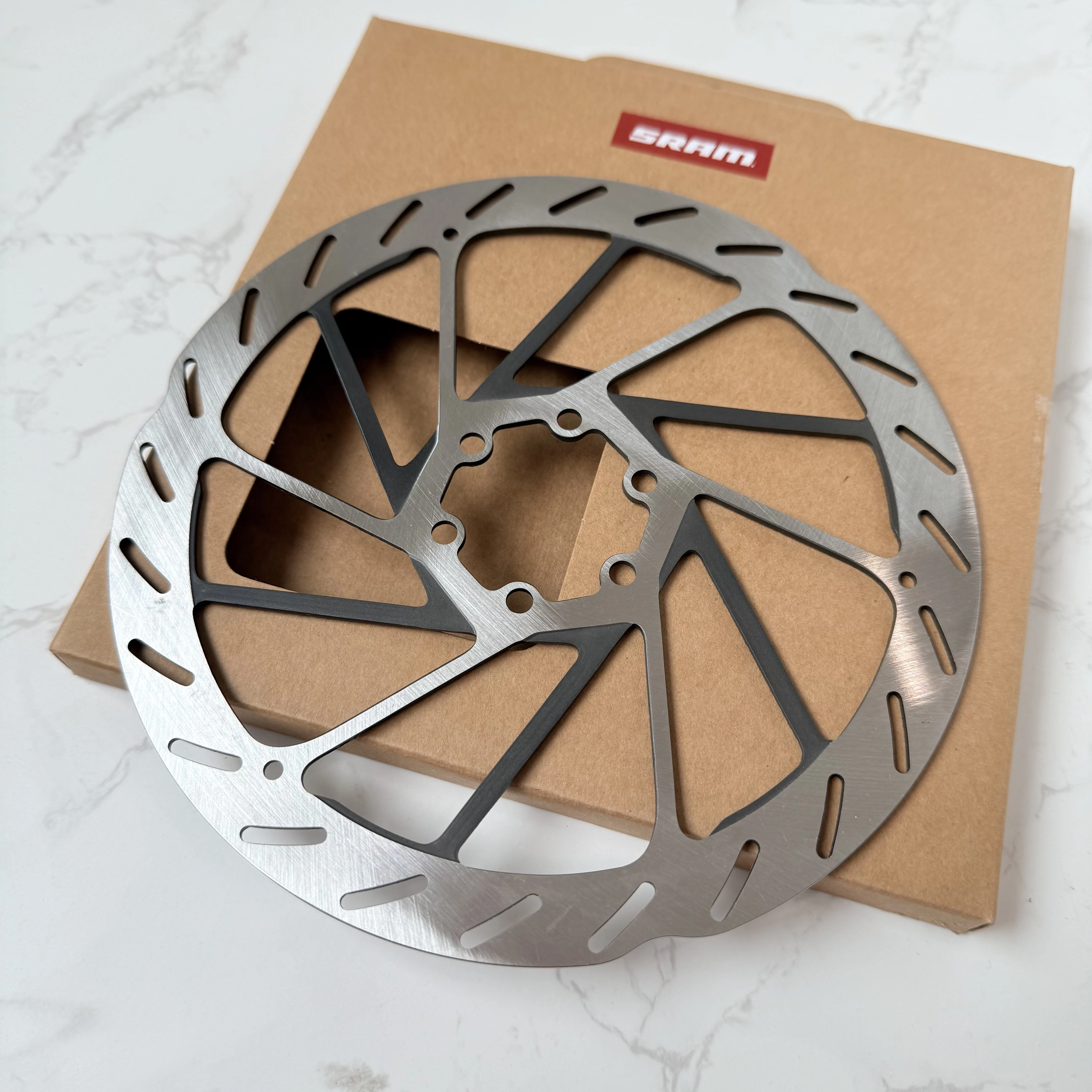 SRAM HS2 ディスクブレーキローター - 220mm、6ボルト、ラウンド MTB専用の新型ブレーキディスクローター「HS2 ROTOR」新登場