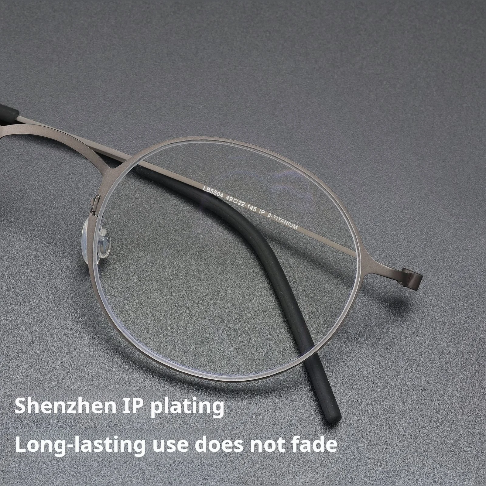 Ultra Lightweight Circular Titanium Glasses Frame Retro Design_voghion.com