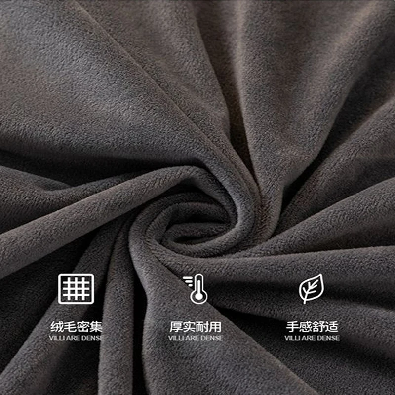 Description Picture 2 of itemSoft Warm Plush Fitted Sheet With Elastic Band Non Slip Adjustable Mattress Cover Various Sizes Of Mattress Protective Covers