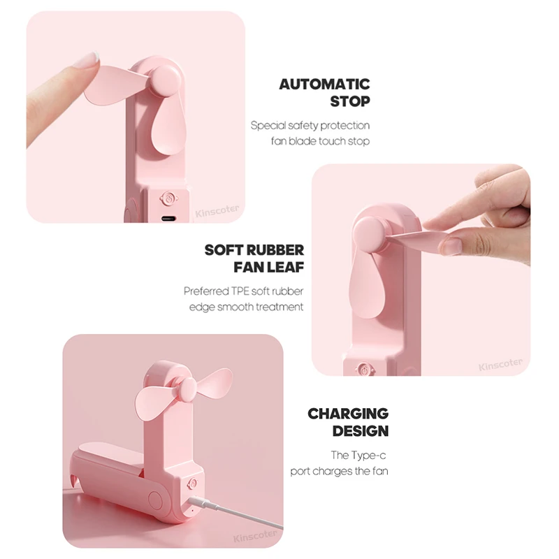 ޴  ̴ ڵ  USB 1200mAh  ڵ      Portable Fan Mini Handheld Fan USB 1200mAh Recharge Hand Held Sma