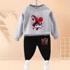 2025 Autumn Kids Spiderman Hoodie & Pants Set – Boys Pullover Two-Piece Casual Tracksuit 6
