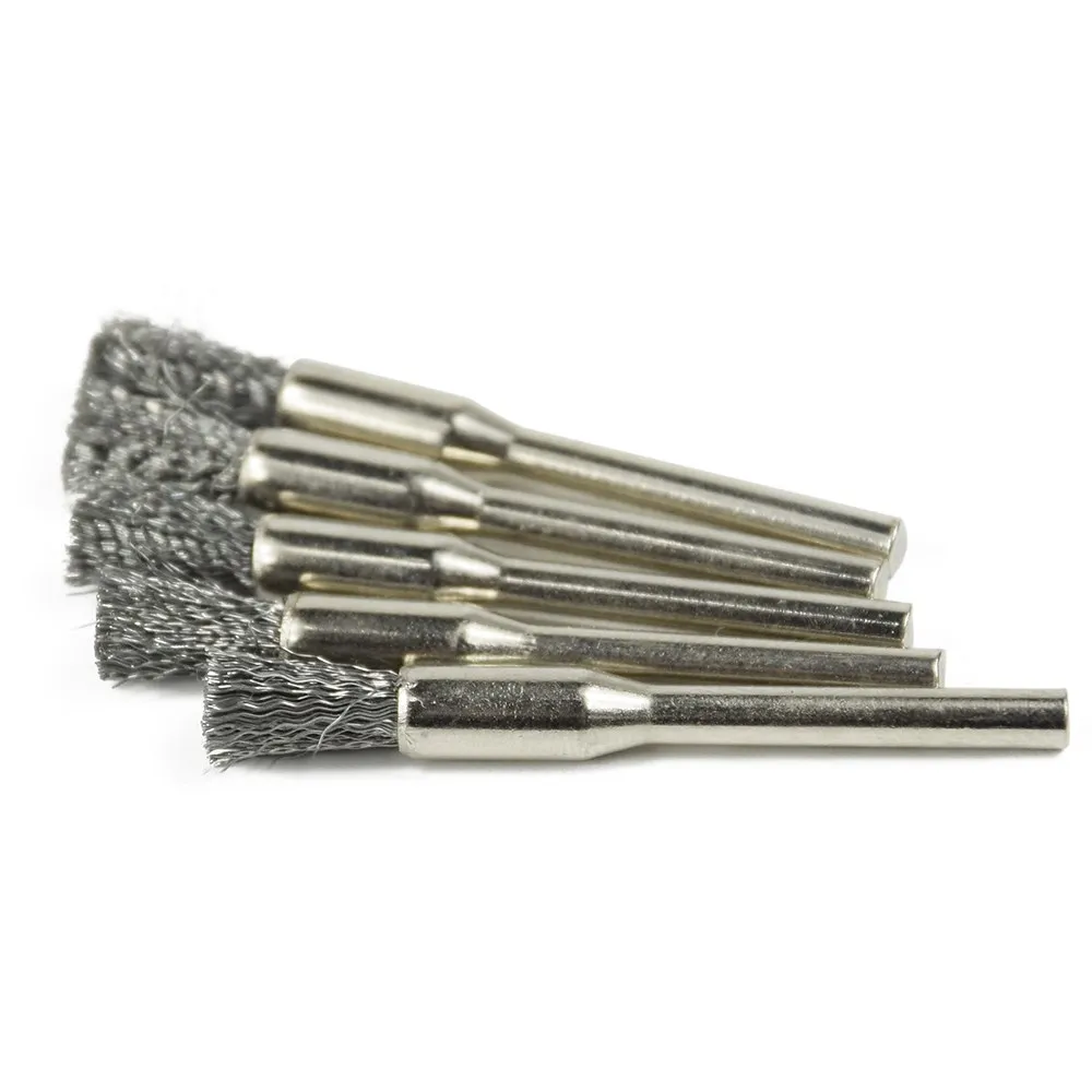 CMCP Steel Wire Wheel Brush Set 3.0mm Shank for Dremel Rotary Tool Metalwokring Polishing Tool Abrasive Tool Brush