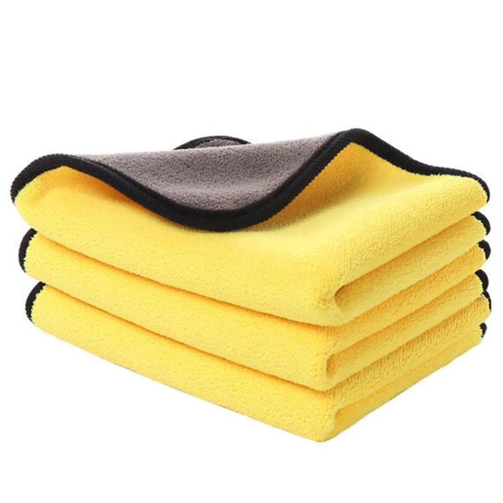 

30x30cm Car Wash Towel 400GSM Microfiber High Water Absorption Cleaning Towels Thickened Soft Car Washing Drying Cloth