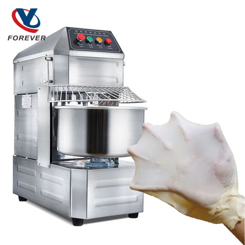 Dough Mixer Commercial Electric Dual Power Stainless Steel Multifunctional 110V/220V Bakery Restaurant Kitchen Equipment