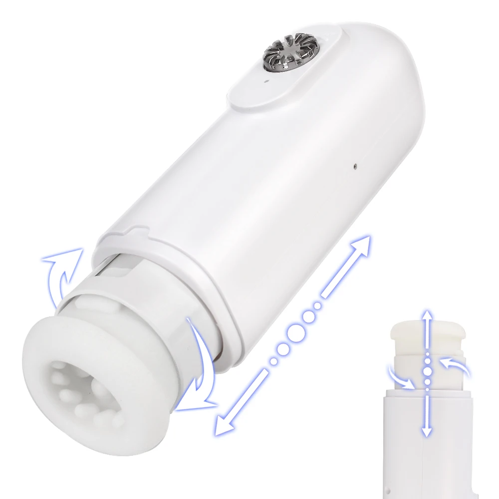 Masturbatore maschile vero figa stimolare glande massaggiatore automatico telescopico vibratore ritardo trainer_voghion.com