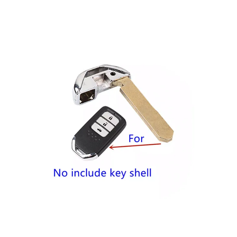 HON66 Smart Key Blade Emergency Insert Key Folding Blade For Honda Smart Shell Blank Uncut 5pcs key case car key key shell motorcycle key